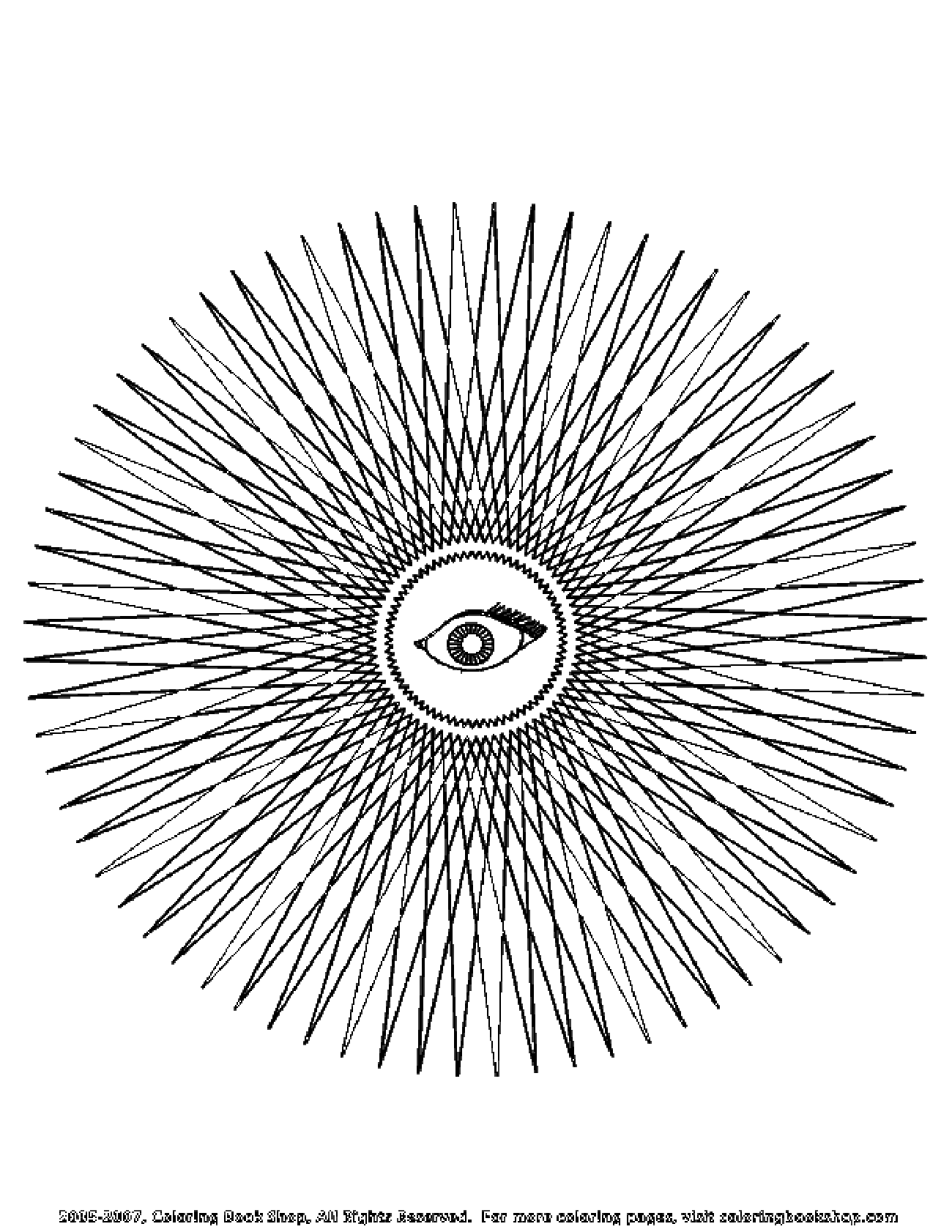 Difficult Mandalas (for adults) : Mandala to color difficult - 3